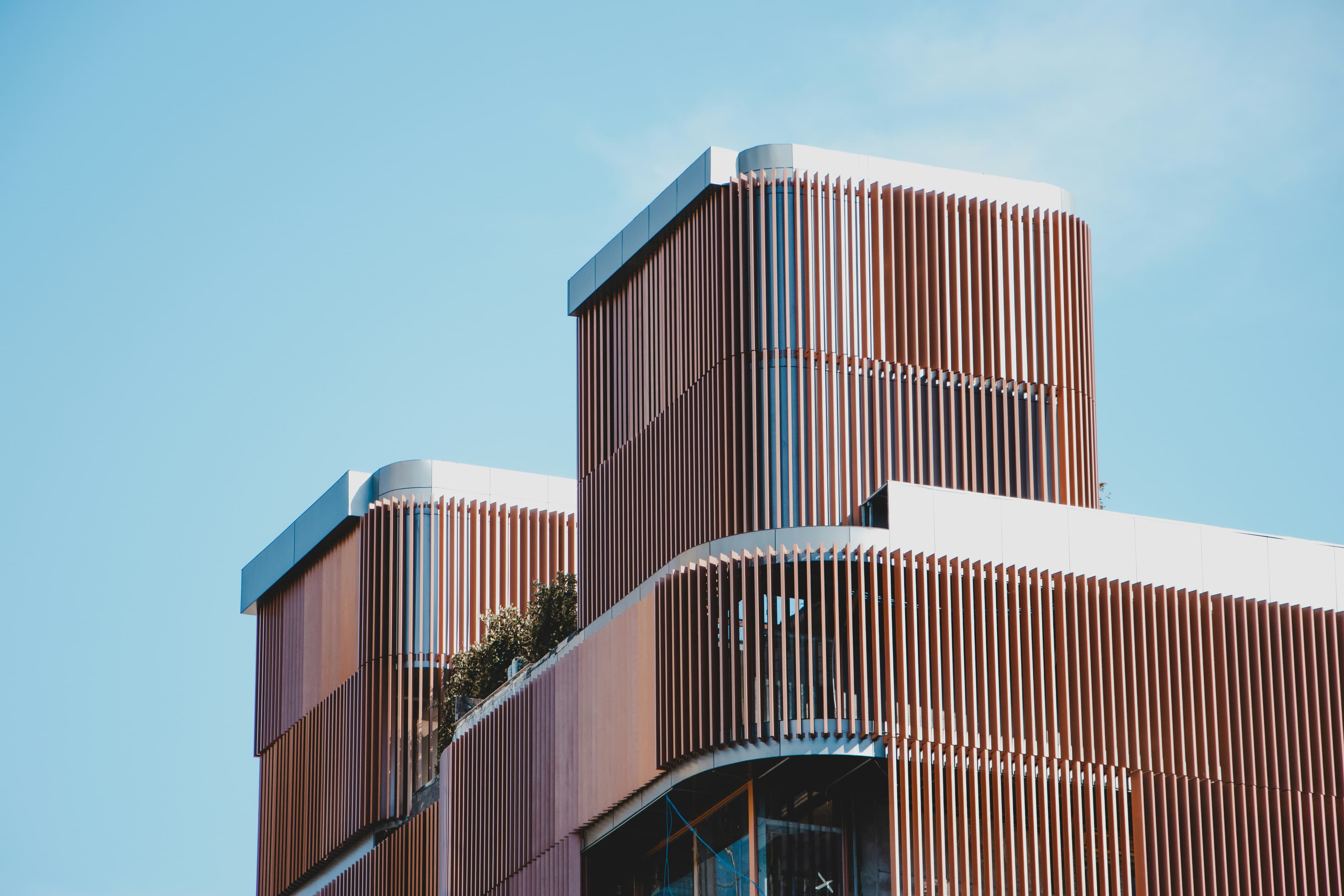 Modern outdoor building architecture